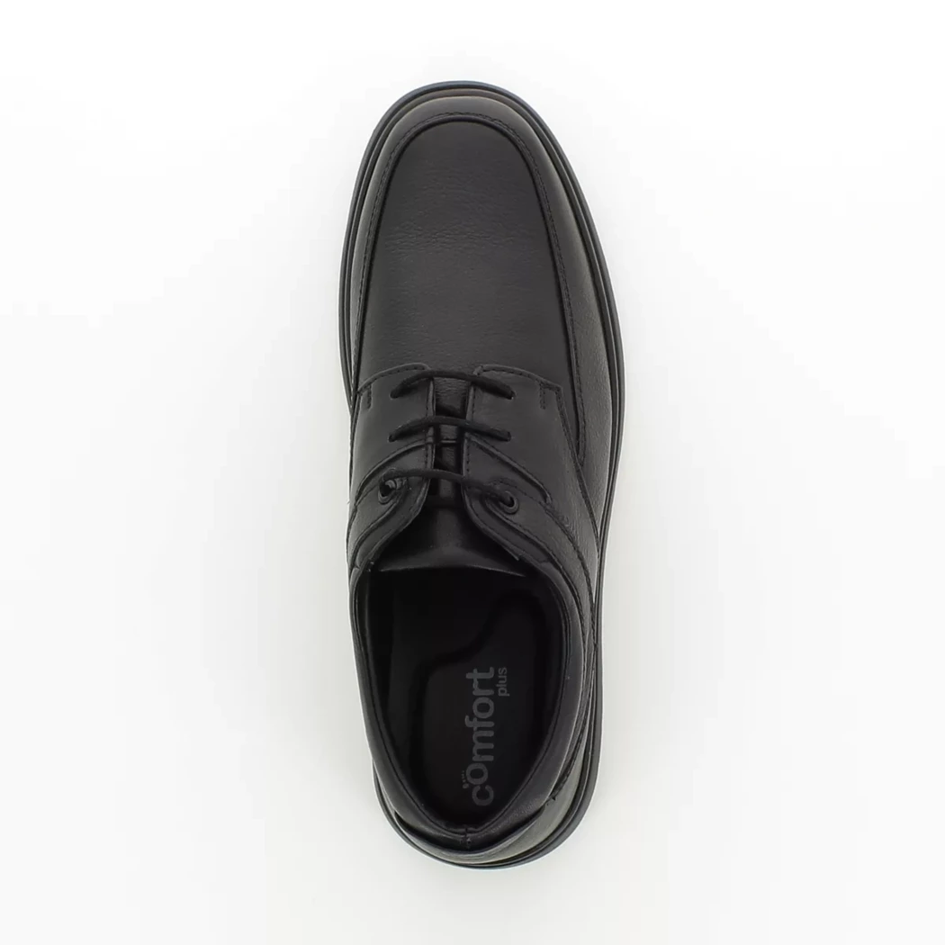 Image (6) de la chaussures Comfort Plus - Chaussures à lacets Noir en Cuir