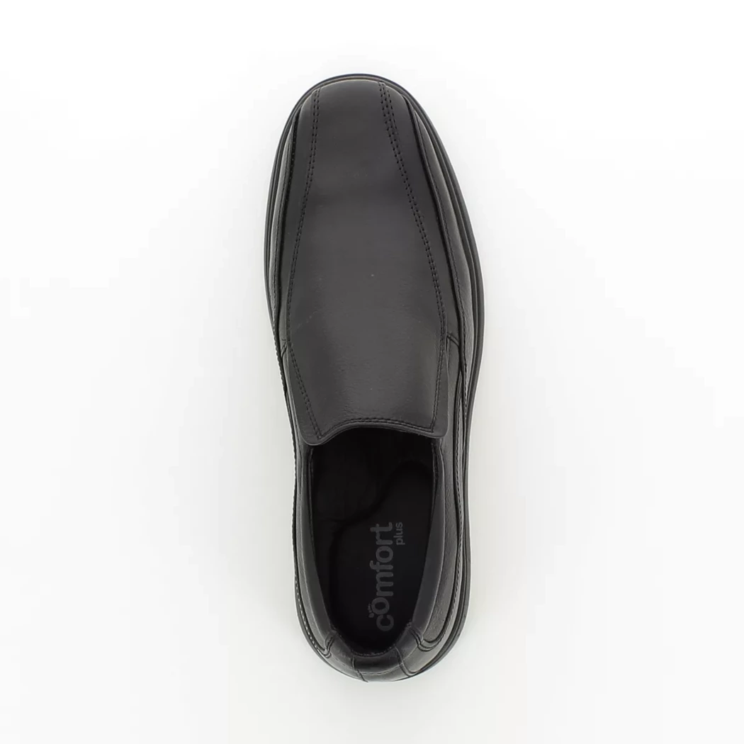 Image (6) de la chaussures Comfort Plus - Mocassins Noir en Cuir