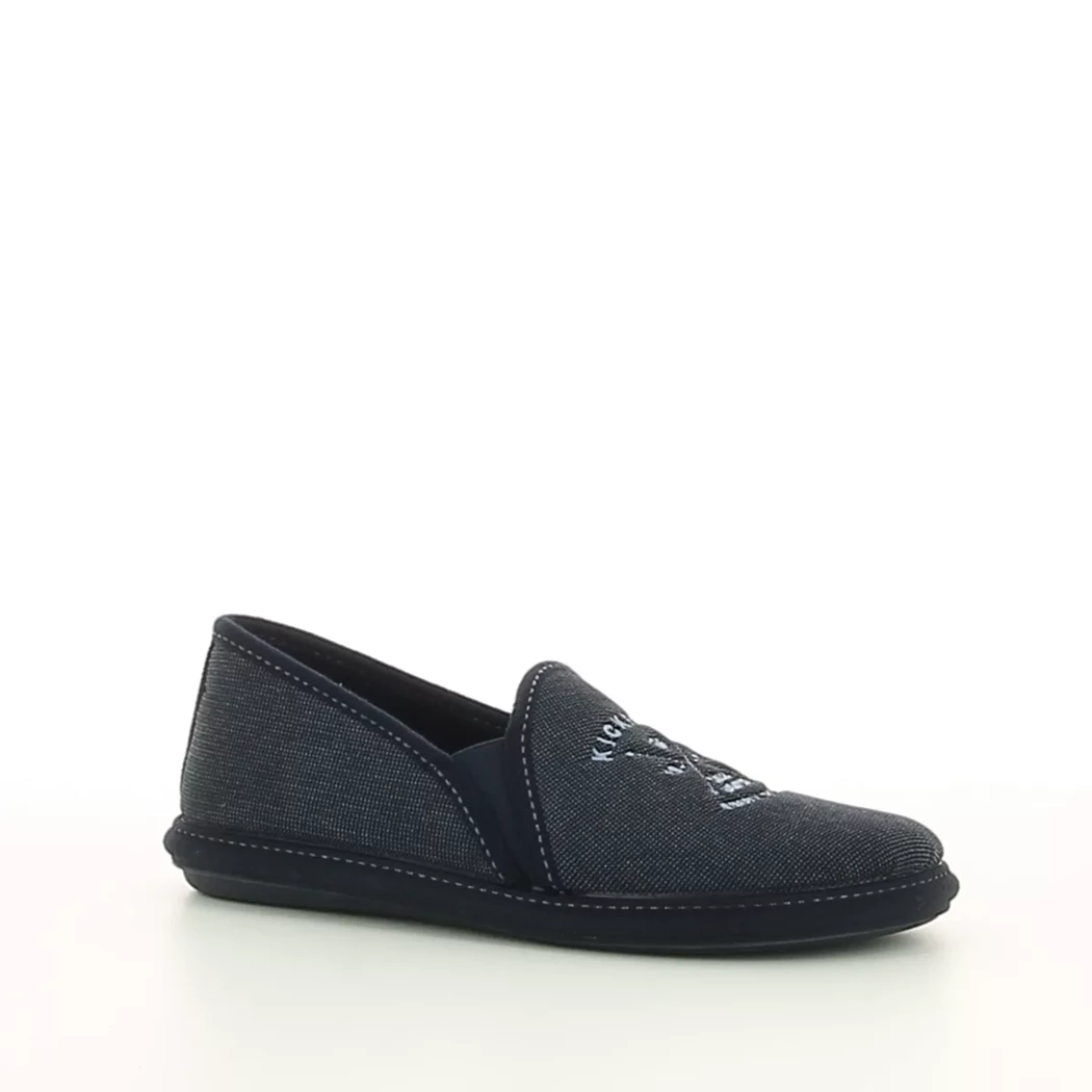 Image (1) de la chaussures Kickers - Pantoufles et Chaussons Bleu en Textile