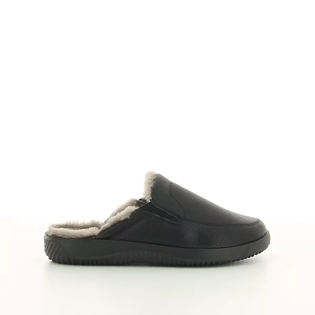 Image (2) de la chaussures Rohde - Pantoufles et Chaussons Noir en Cuir