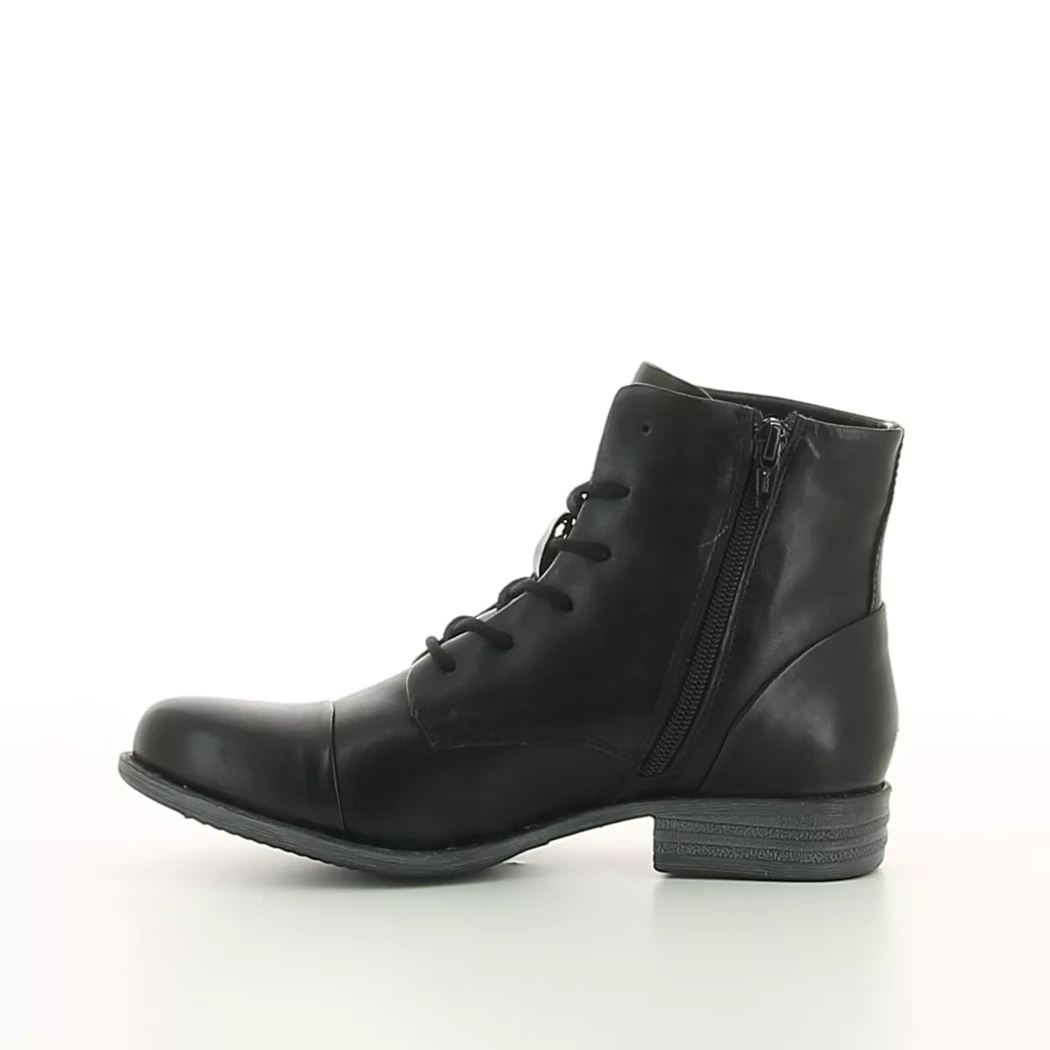 Image (4) de la chaussures 2 Go - Bottines Noir en Cuir