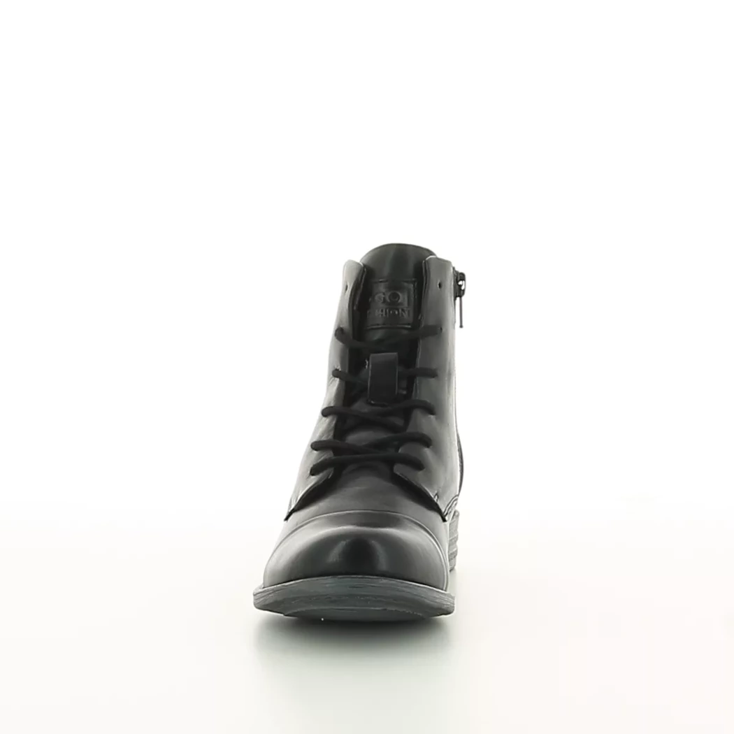 Image (5) de la chaussures 2 Go - Bottines Noir en Cuir