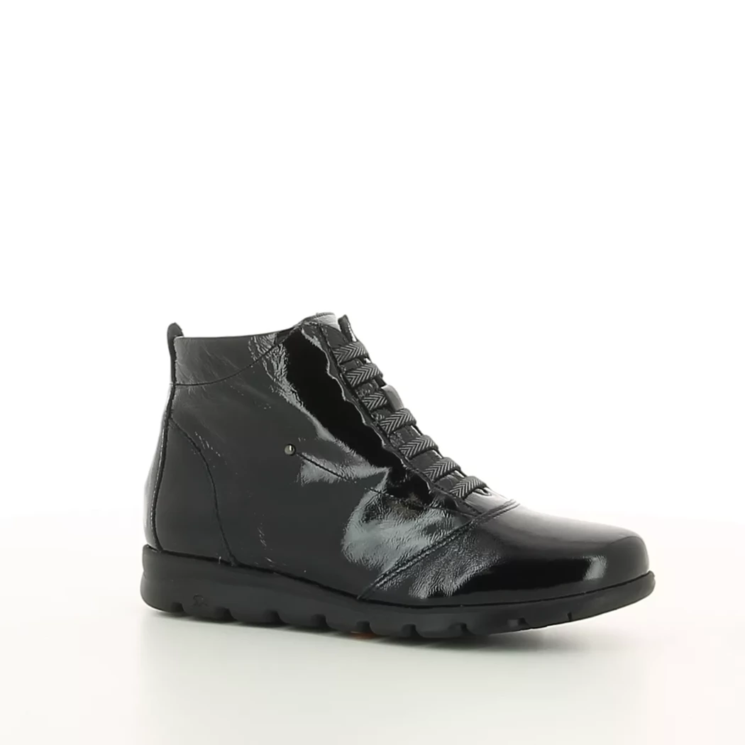 Image (1) de la chaussures Fluchos - Boots Noir en Cuir vernis