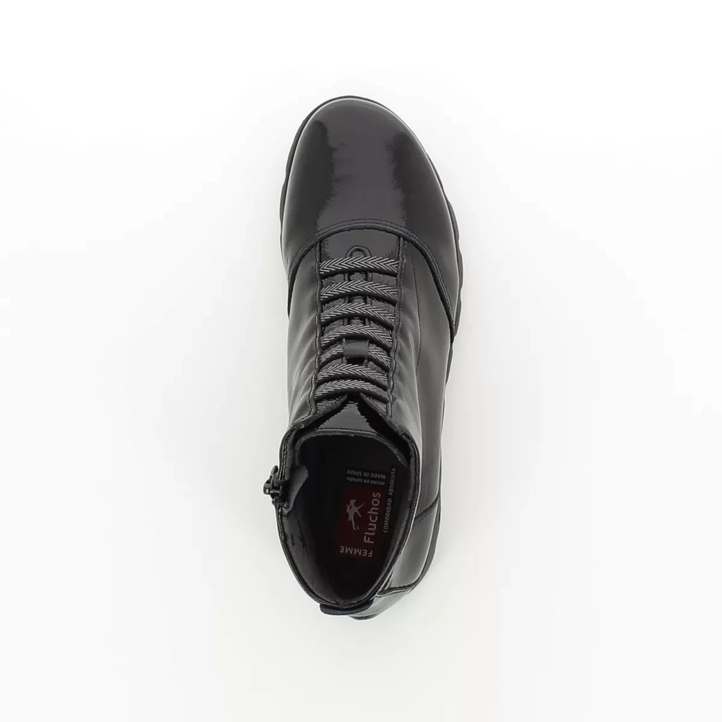 Image (6) de la chaussures Fluchos - Boots Noir en Cuir vernis