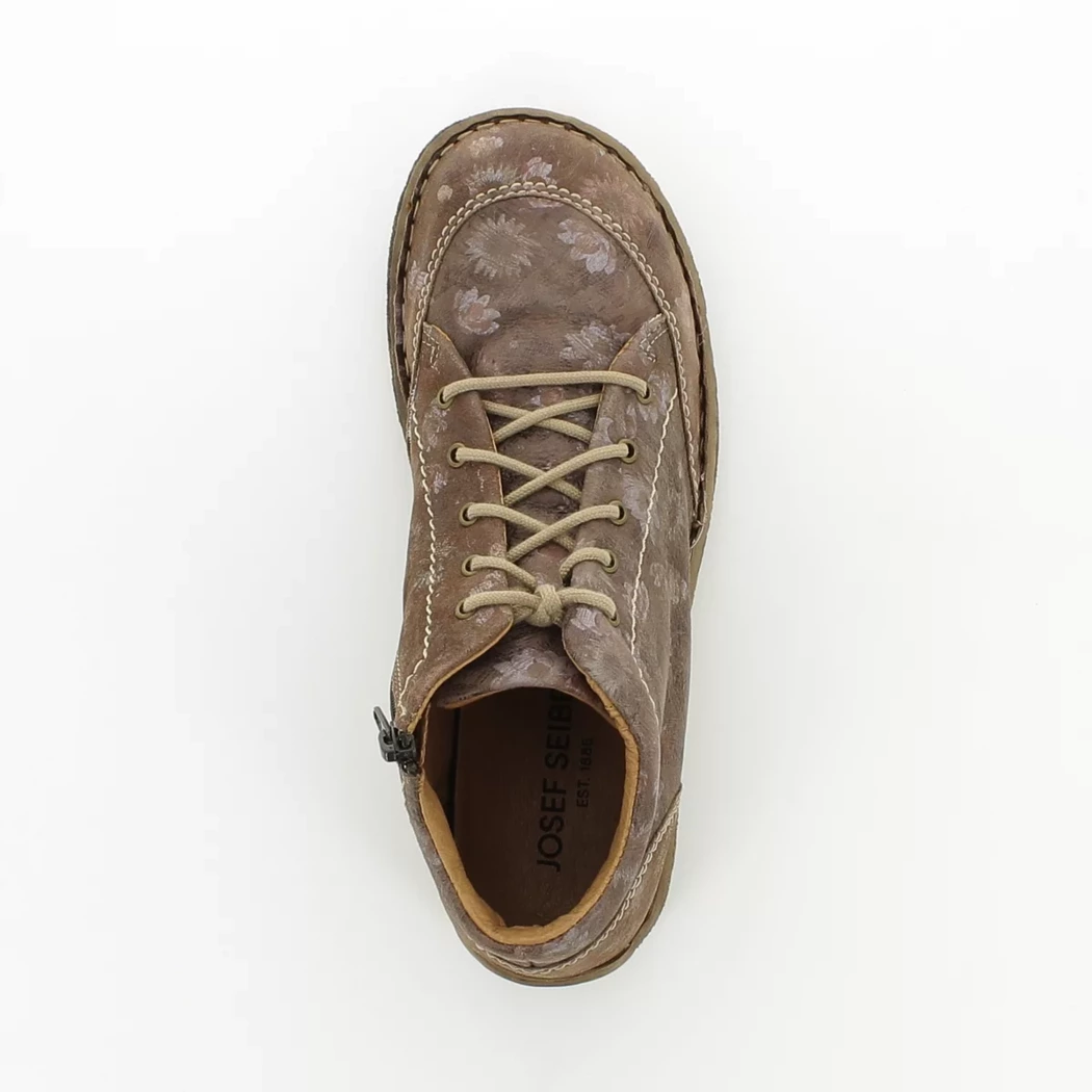 Image (6) de la chaussures Josef Seibel - Bottines Taupe en Cuir nubuck