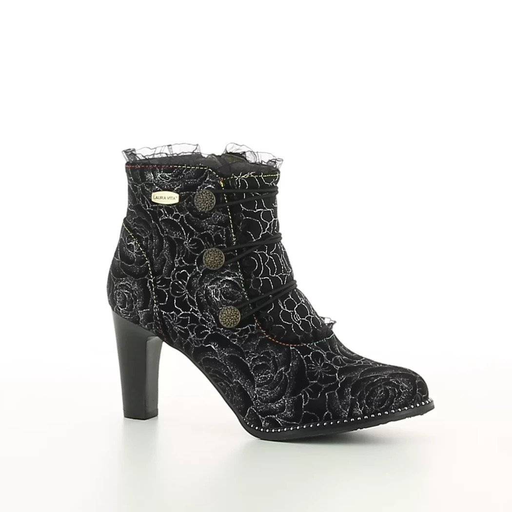 Image (1) de la chaussures Laura Vita - Boots Noir en Cuir nubuck