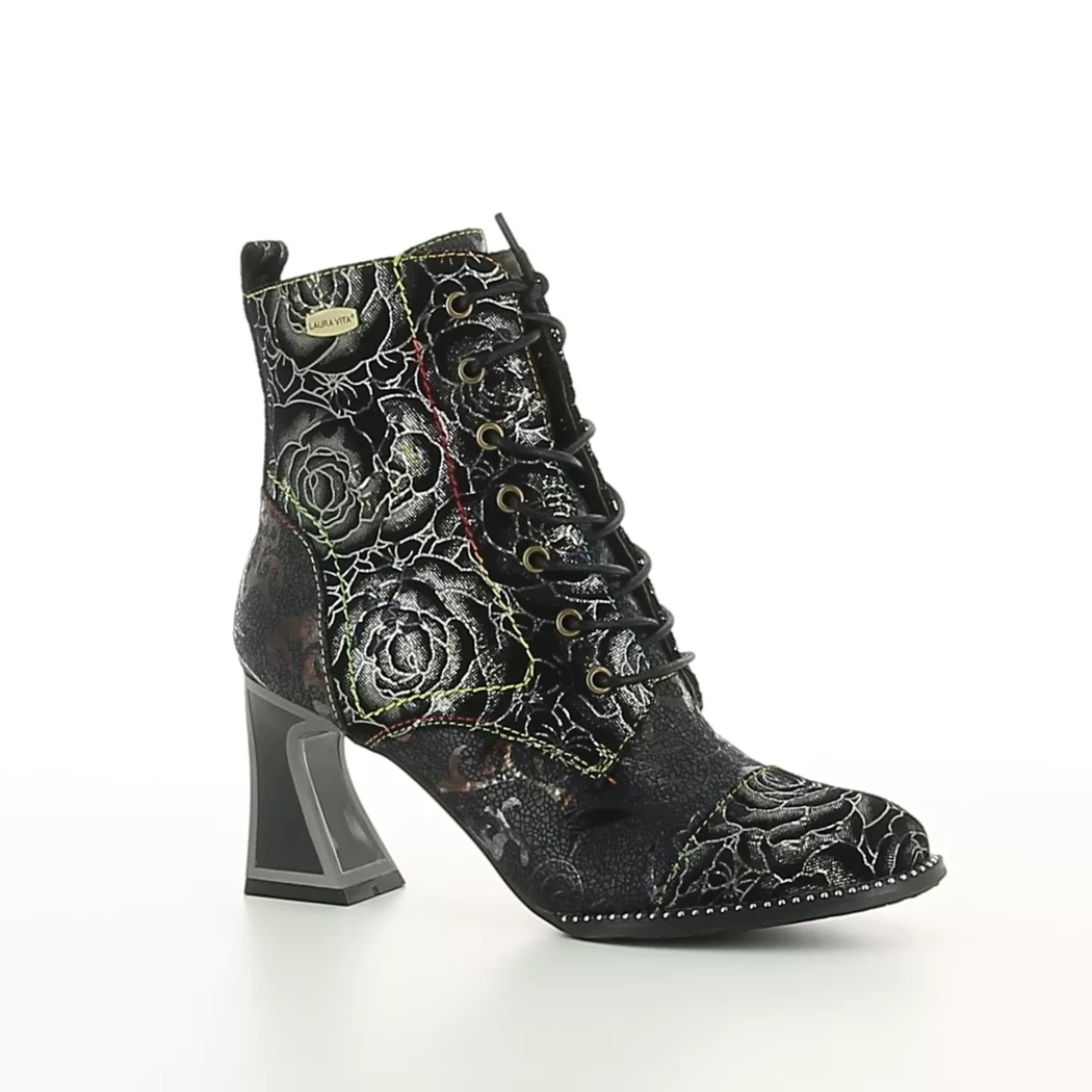 Image (1) de la chaussures Laura Vita - Bottines Noir en Cuir nubuck