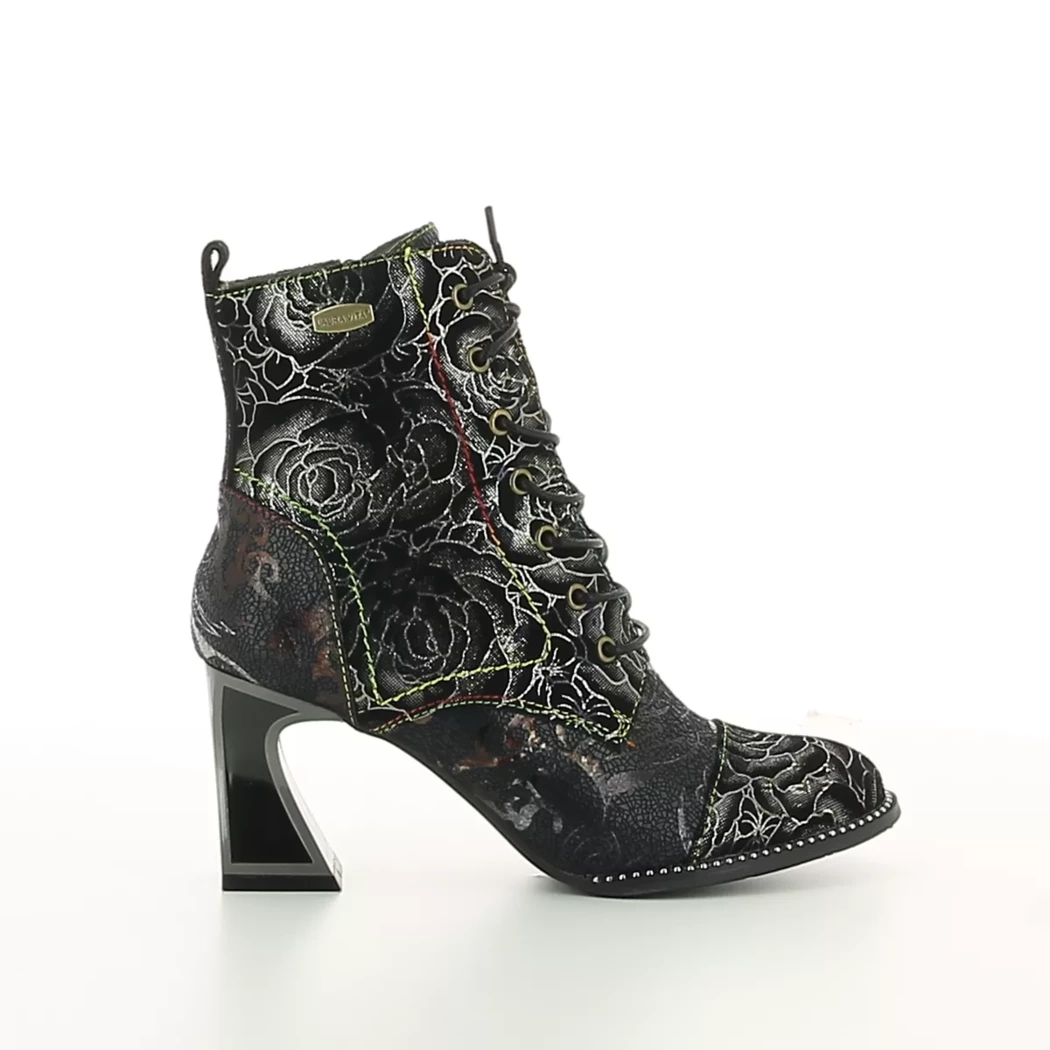 Image (2) de la chaussures Laura Vita - Bottines Noir en Cuir nubuck