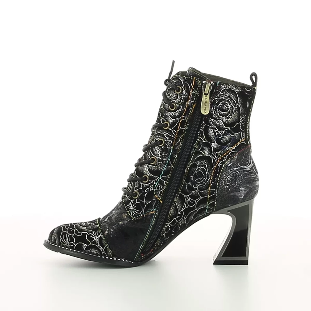 Image (4) de la chaussures Laura Vita - Bottines Noir en Cuir nubuck