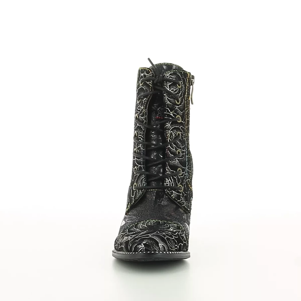 Image (5) de la chaussures Laura Vita - Bottines Noir en Cuir nubuck