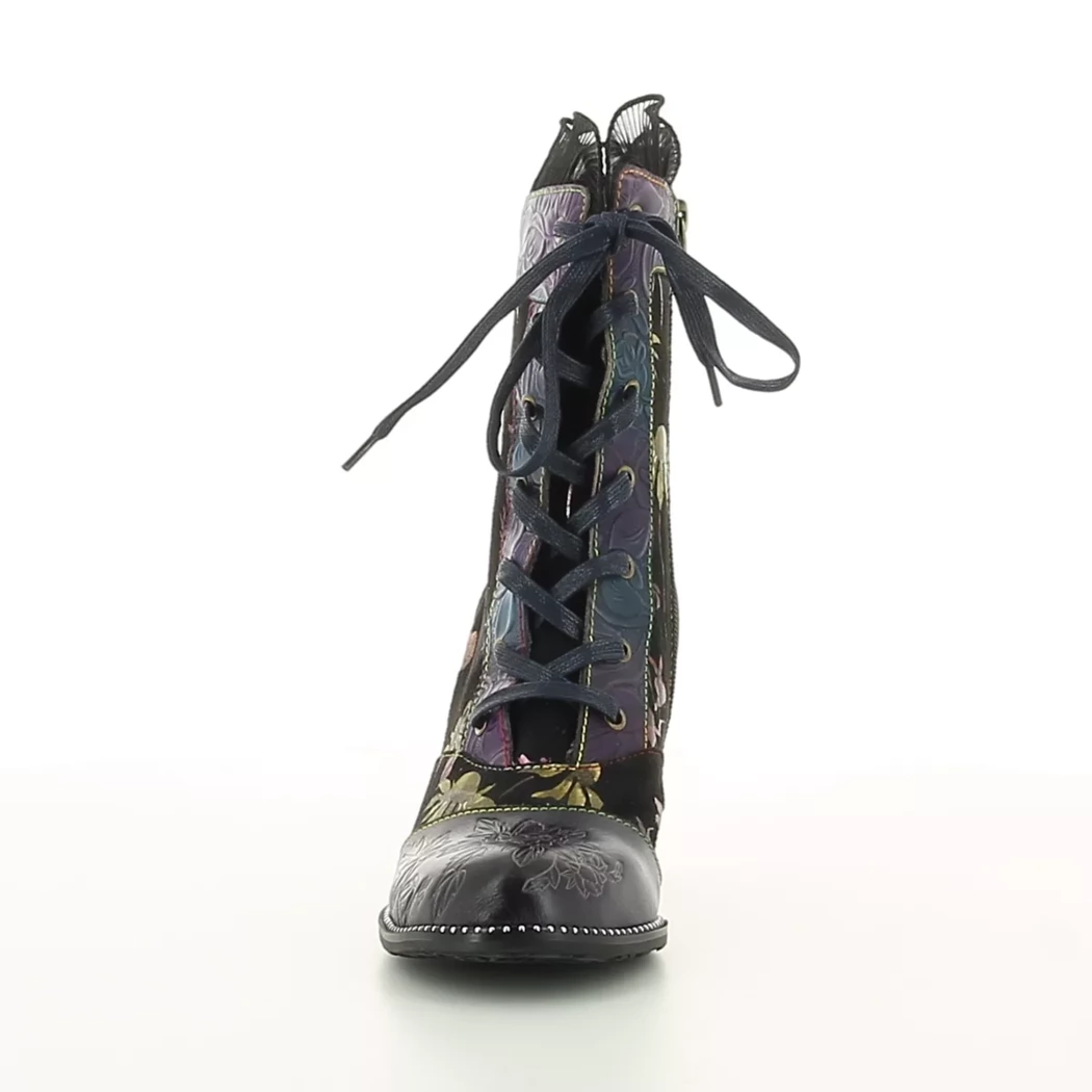 Image (5) de la chaussures Laura Vita - Bottines Violet / Lilas en Cuir