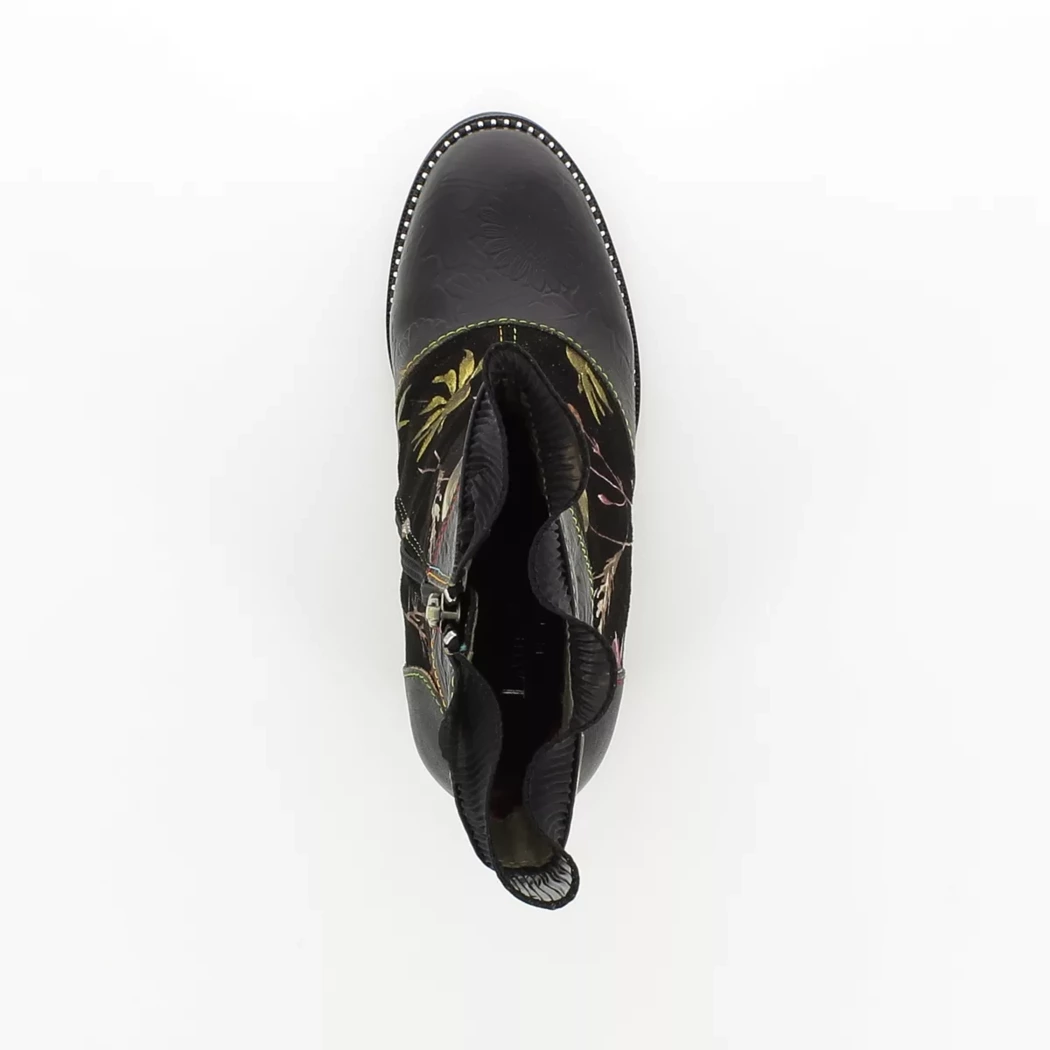 Image (6) de la chaussures Laura Vita - Boots Noir en Cuir