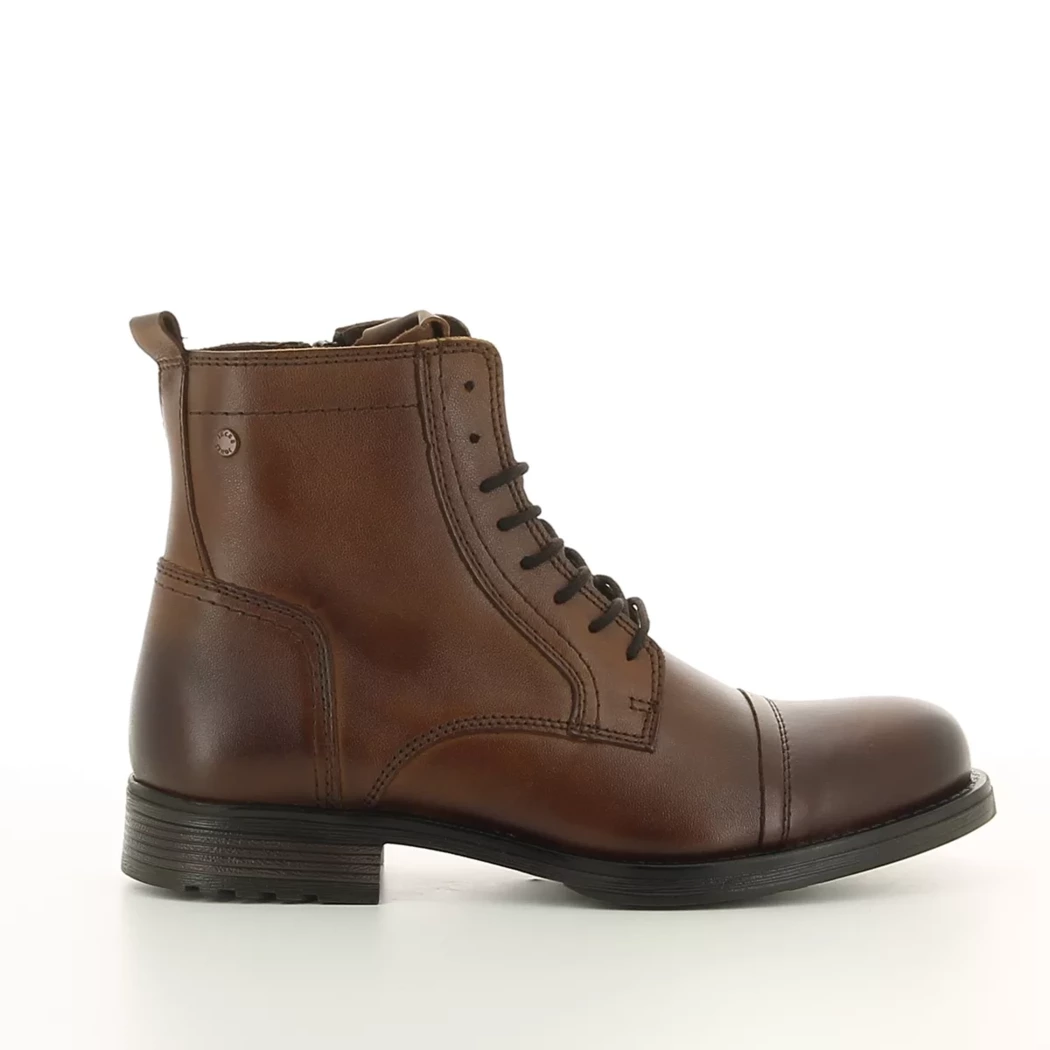 Image (2) de la chaussures Jack & Jones - Bottines Cuir naturel / Cognac en Cuir