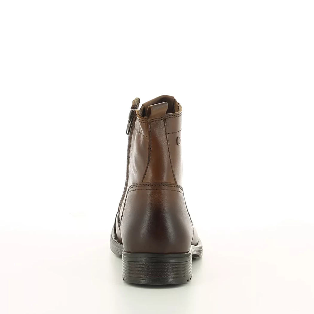 Image (3) de la chaussures Jack & Jones - Bottines Cuir naturel / Cognac en Cuir