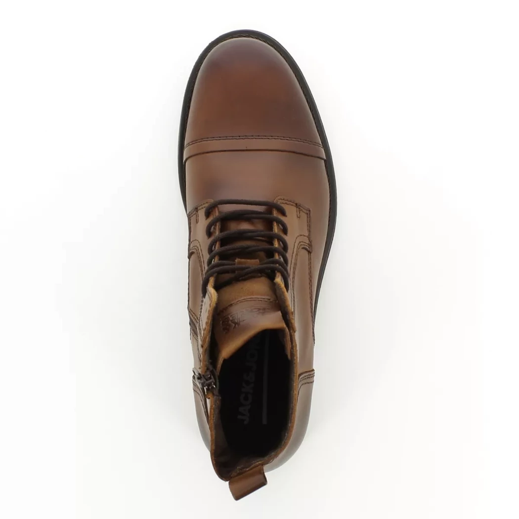 Image (6) de la chaussures Jack & Jones - Bottines Cuir naturel / Cognac en Cuir