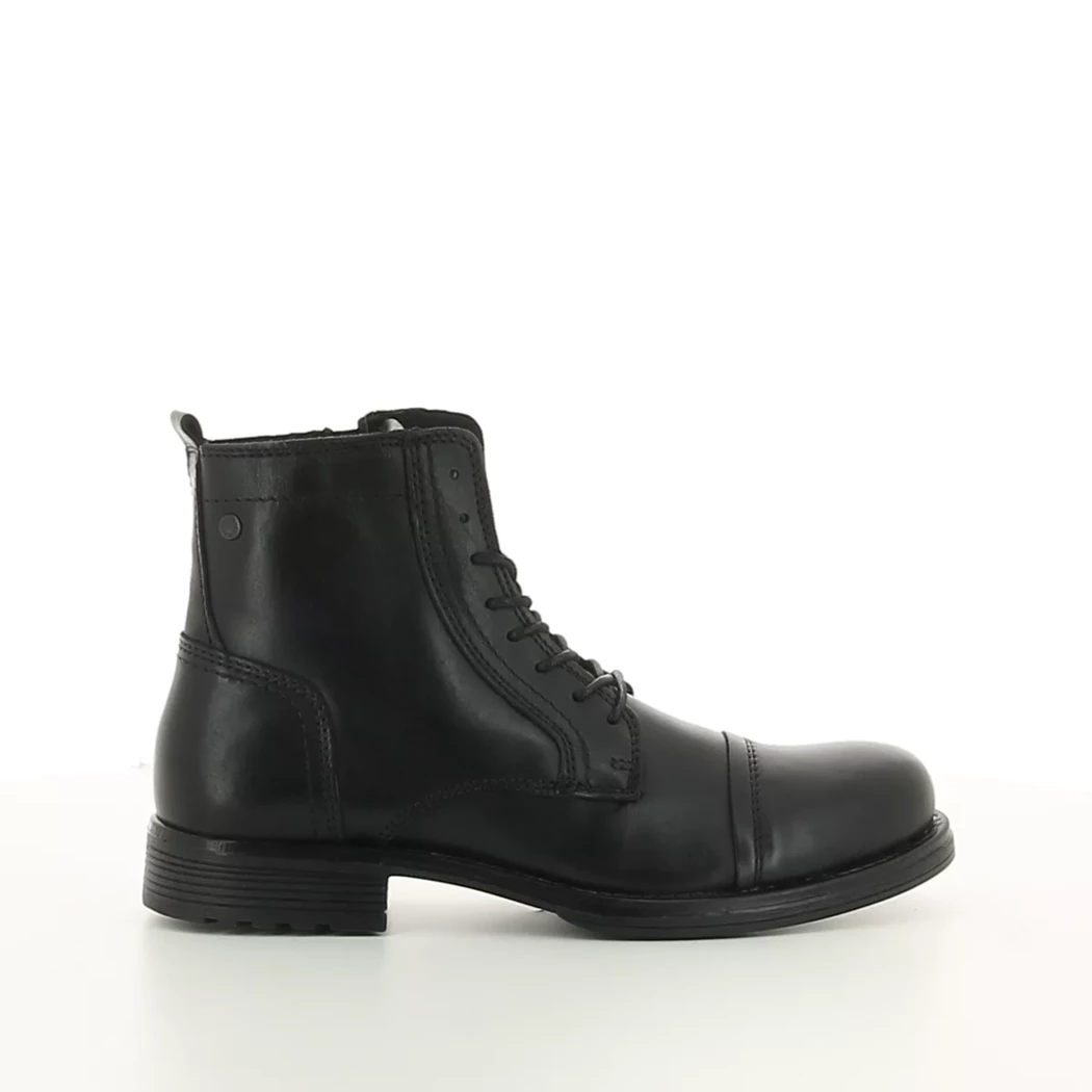 Image (2) de la chaussures Jack & Jones - Bottines Noir en Cuir