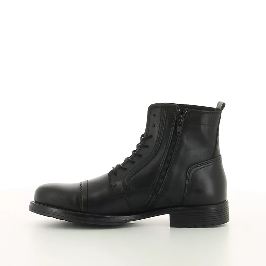 Image (4) de la chaussures Jack & Jones - Bottines Noir en Cuir