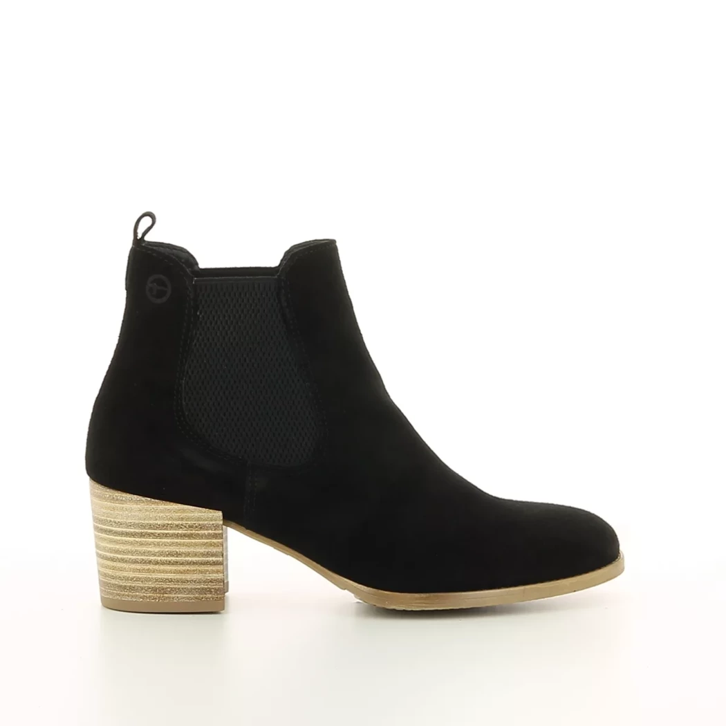 Image (2) de la chaussures Tamaris - Boots Noir en Cuir nubuck