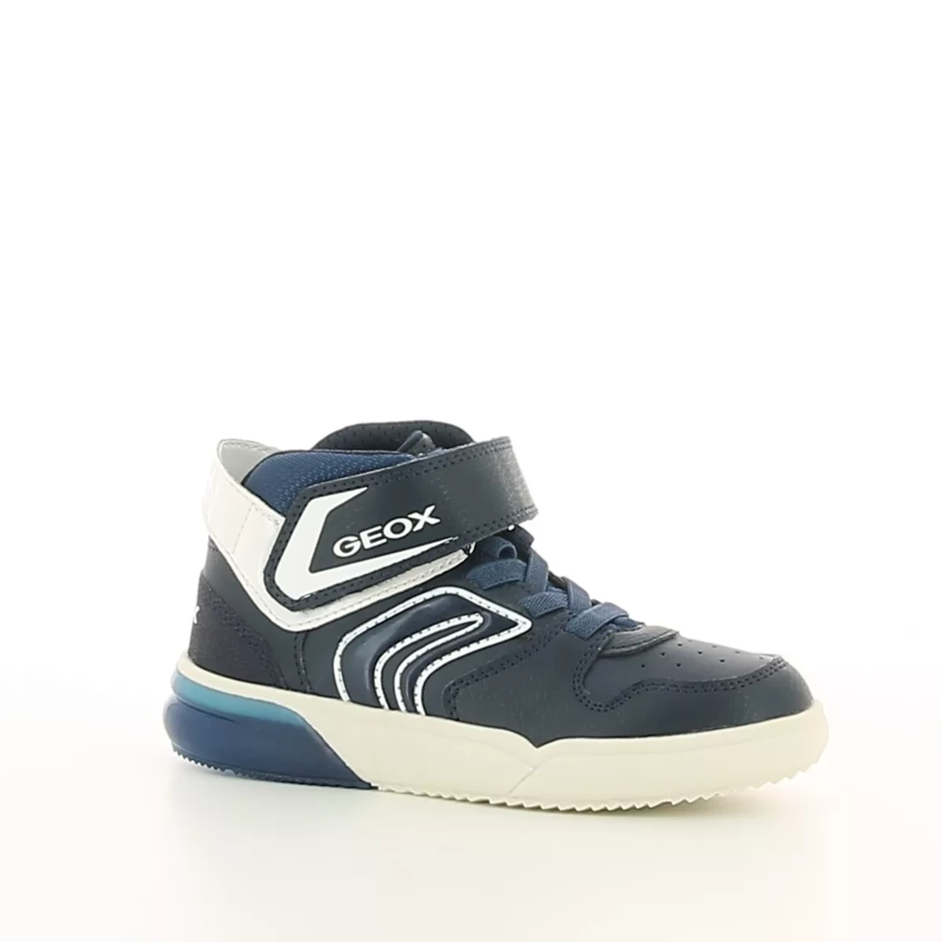 Image (1) de la chaussures Geox - Bottines Bleu en Cuir synthétique