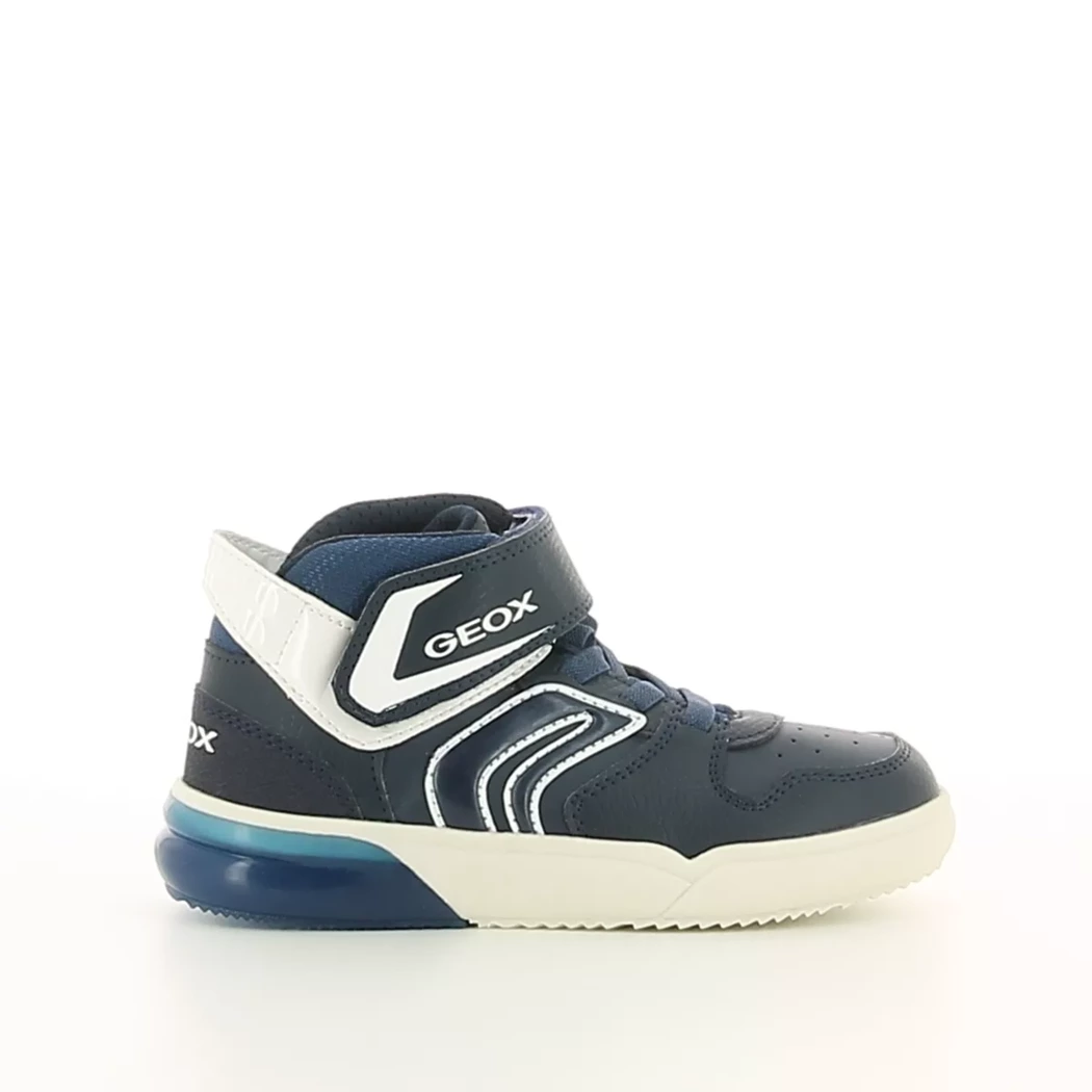 Image (2) de la chaussures Geox - Bottines Bleu en Cuir synthétique