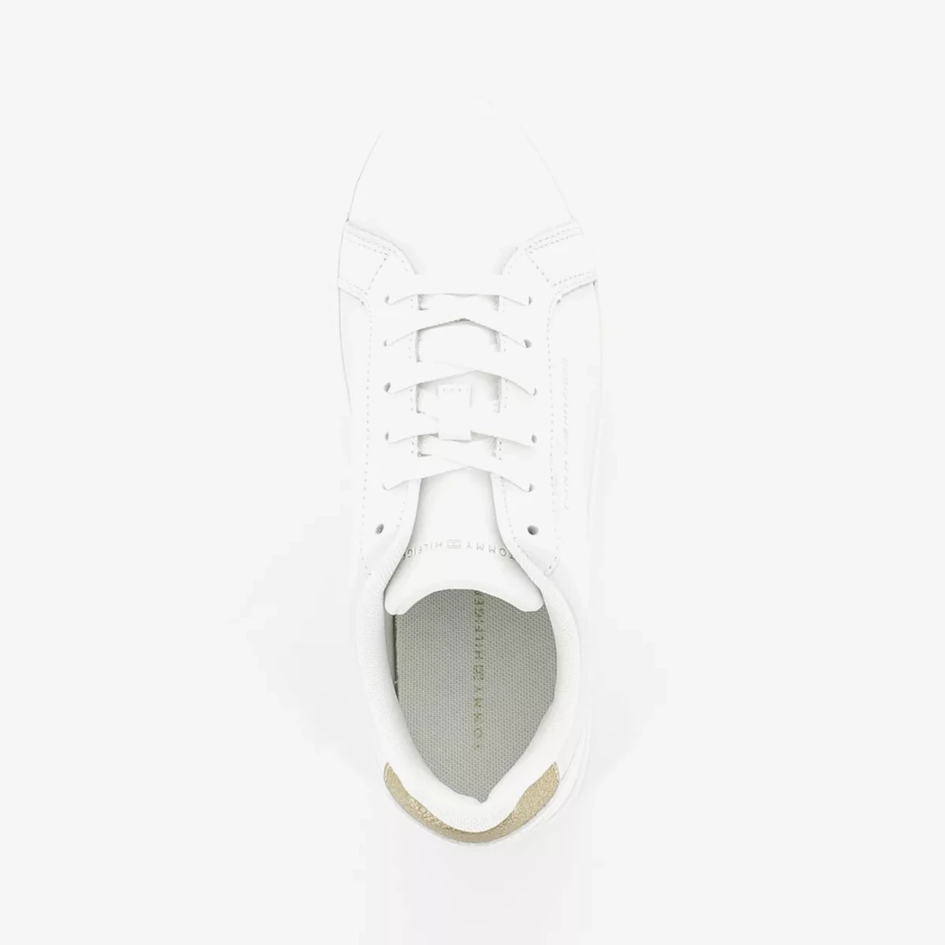 Image (6) de la chaussures Tommy Hilfiger - Baskets Blanc en Cuir