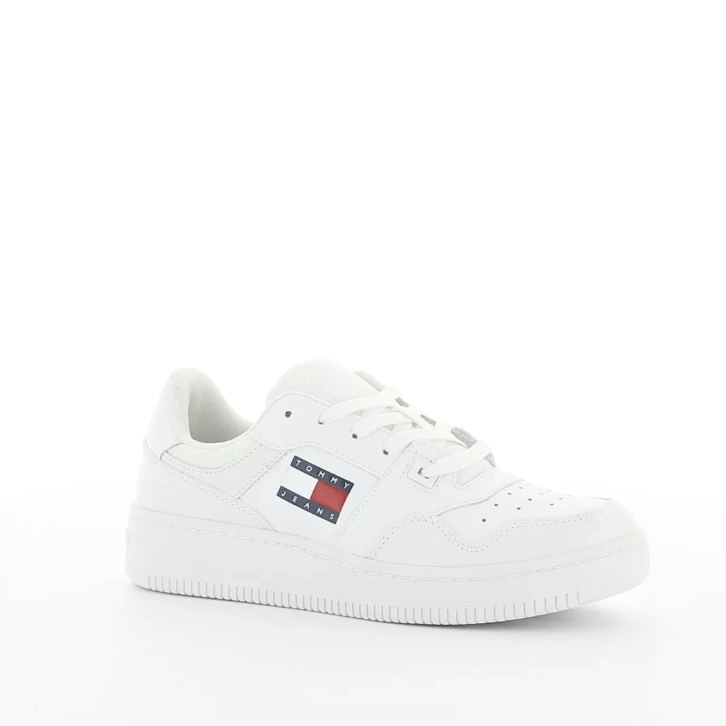 Image (1) de la chaussures Tommy jeans - Baskets Blanc en Cuir