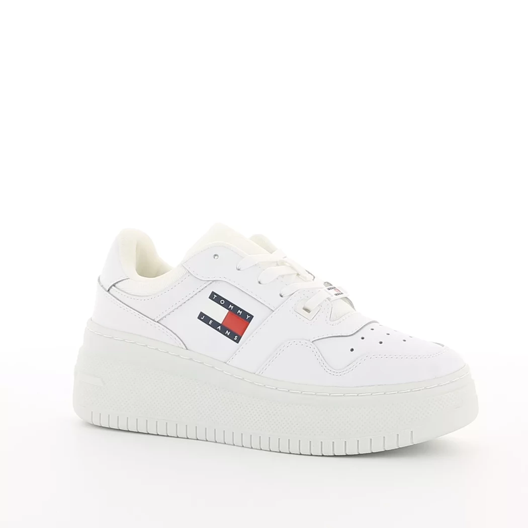 Image (1) de la chaussures Tommy jeans - Baskets Blanc en Cuir