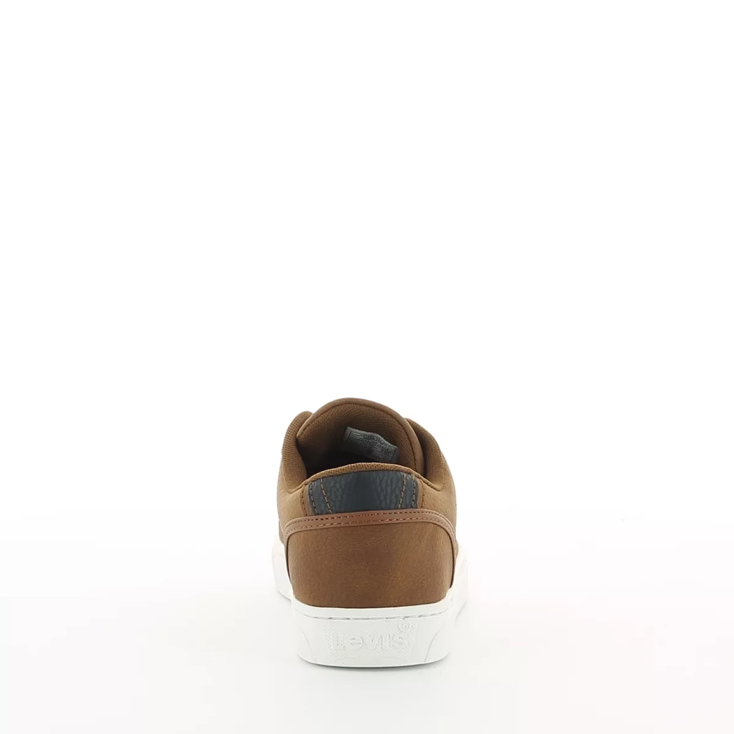 Image (3) de la chaussures Levi's - Baskets Cuir naturel / Cognac en Cuir synthétique