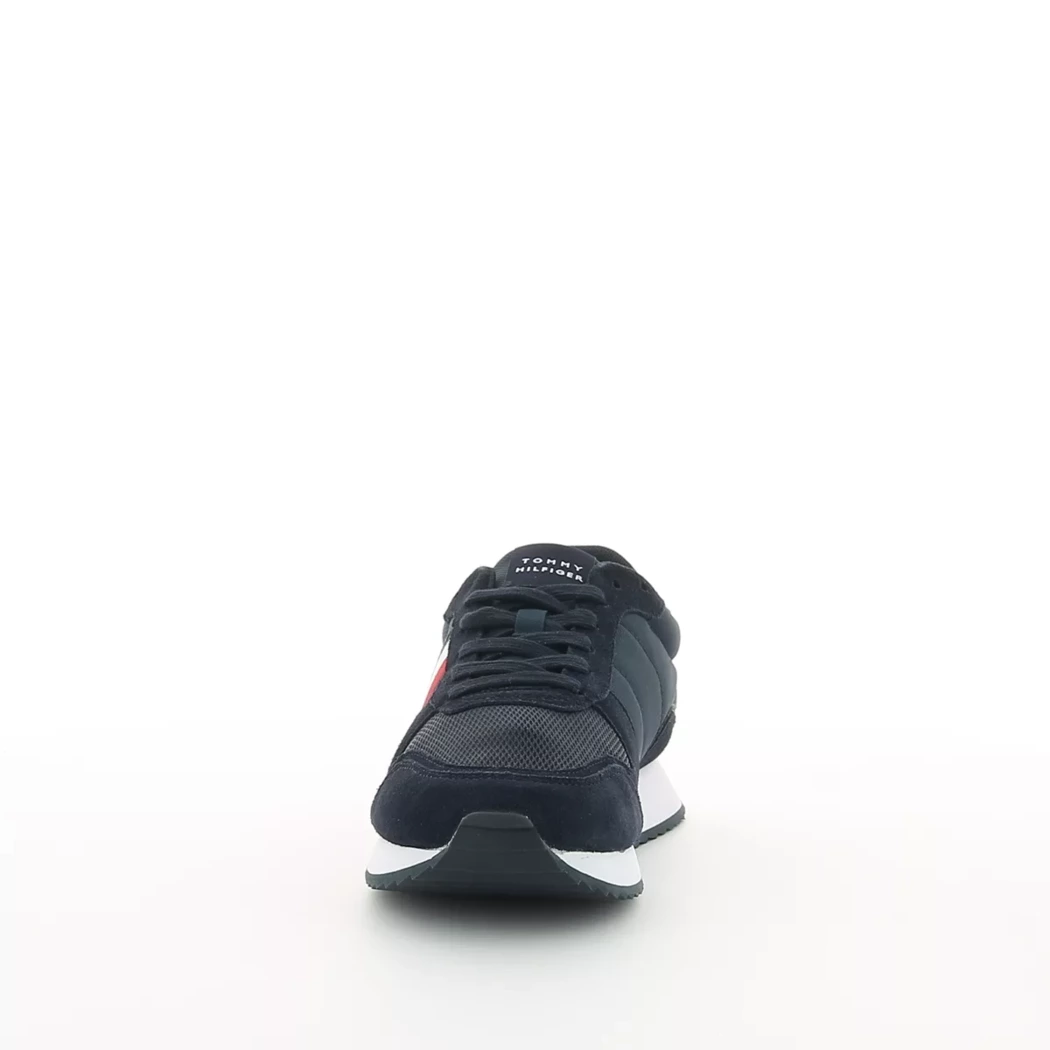 Image (5) de la chaussures Tommy Hilfiger - Baskets Bleu en Cuir nubuck