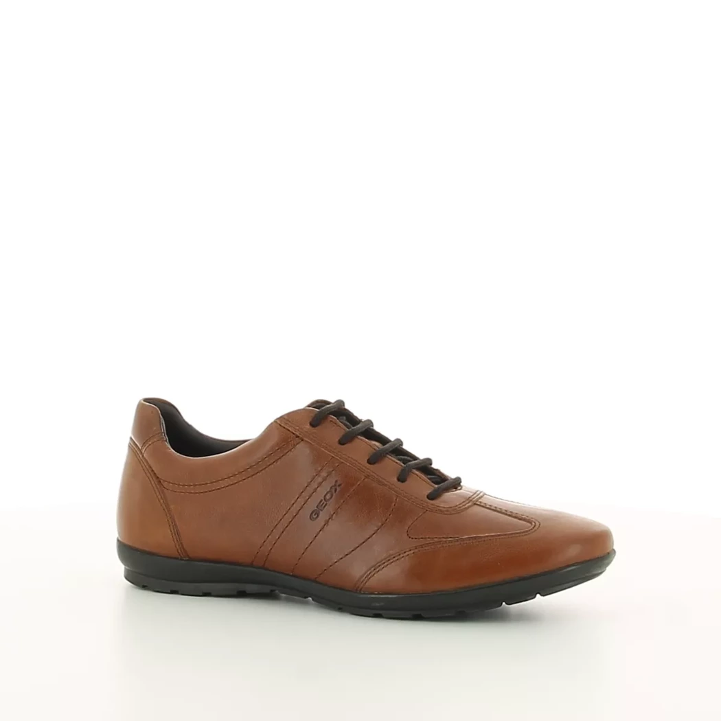 Image (1) de la chaussures Geox - Chaussures à lacets Cuir naturel / Cognac en Cuir