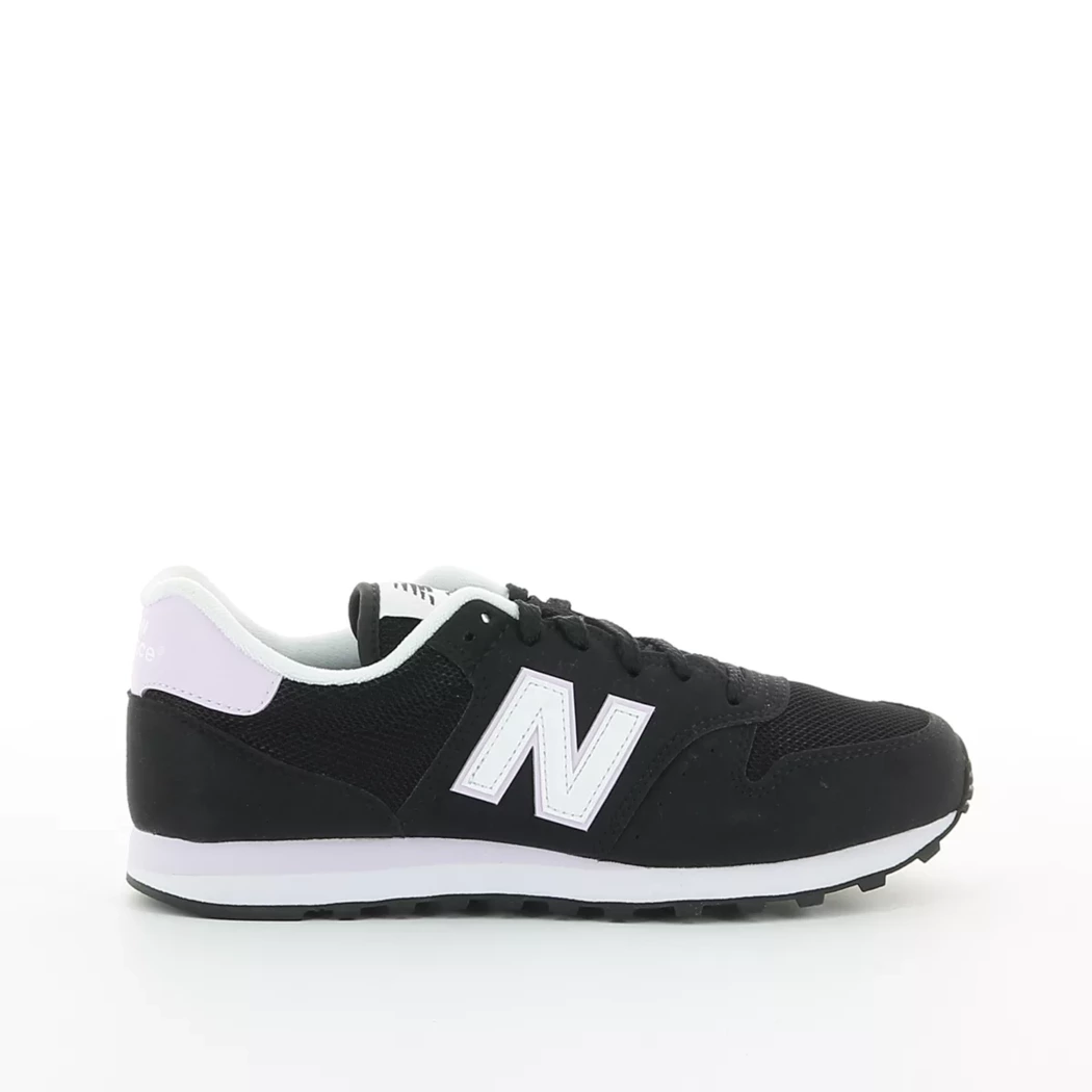 Image (2) de la chaussures New Balance - Baskets Noir en Cuir synthétique