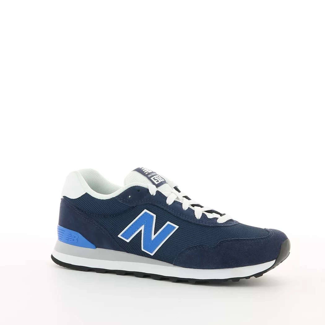 Image (1) de la chaussures New Balance - Baskets Bleu en Cuir synthétique