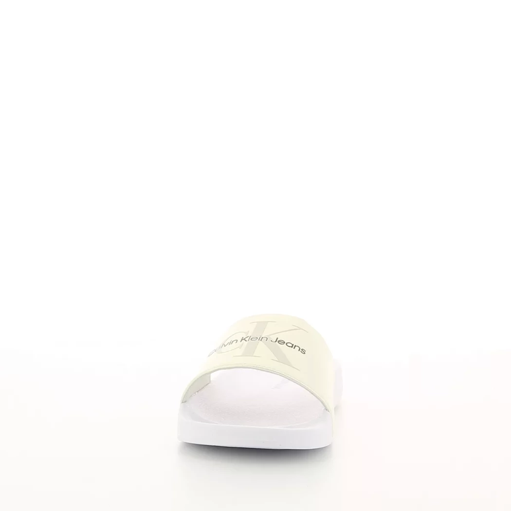 Image (5) de la chaussures Calvin Klein - Tongs et Plage Blanc en Cuir synthétique