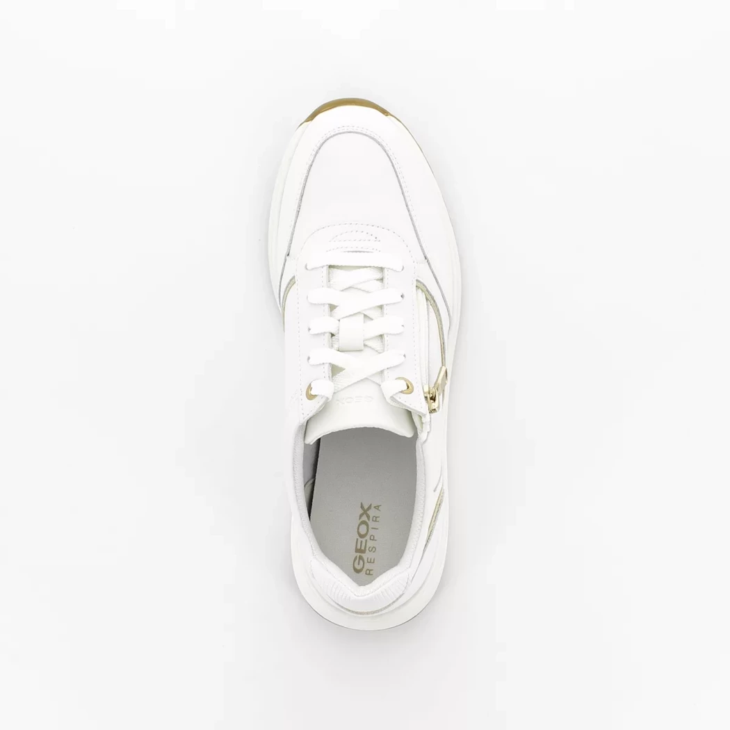 Image (6) de la chaussures Geox - Baskets Blanc en Cuir