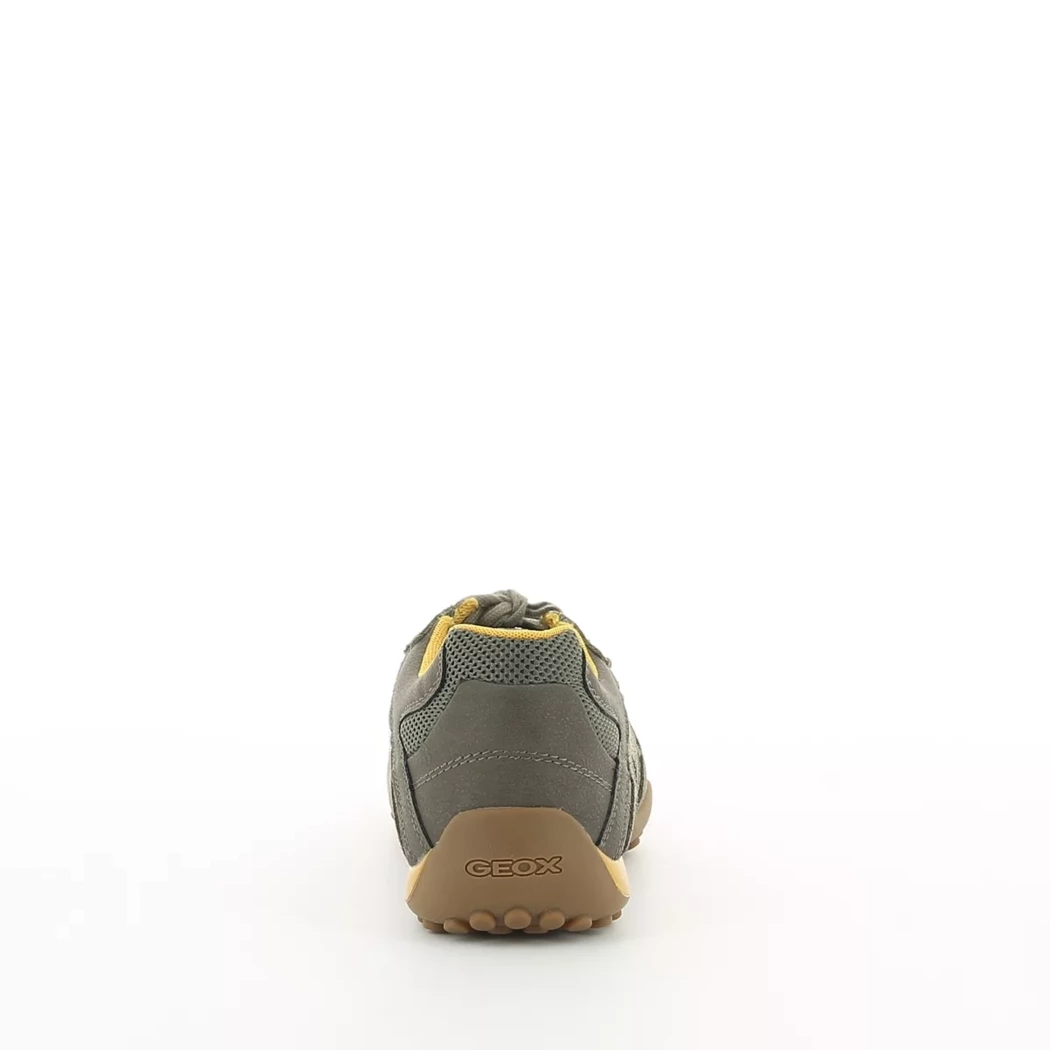 Image (3) de la chaussures Geox - Baskets Taupe en Cuir nubuck