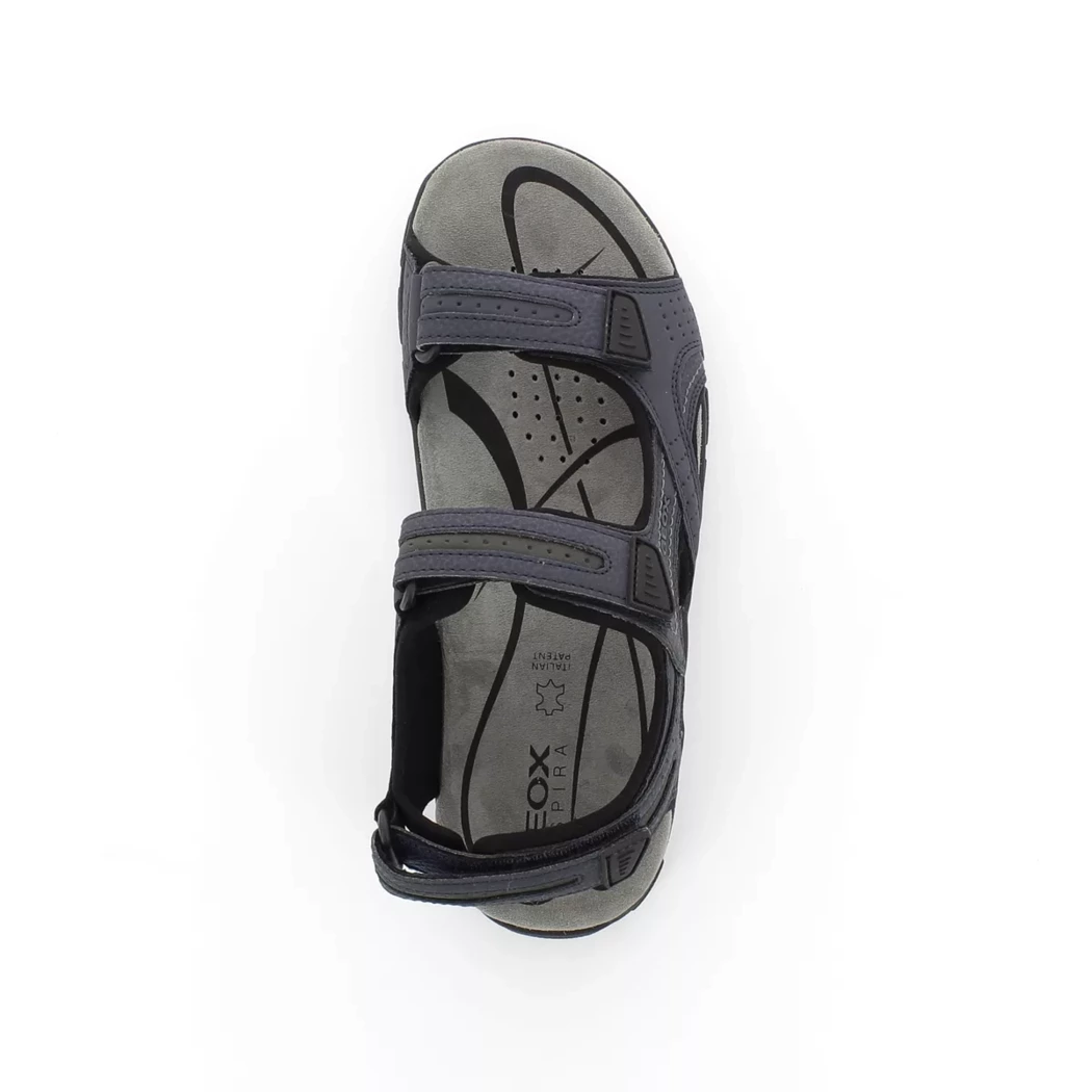 Image (6) de la chaussures Geox - Sandales et Nu-Pieds Bleu en Cuir synthétique