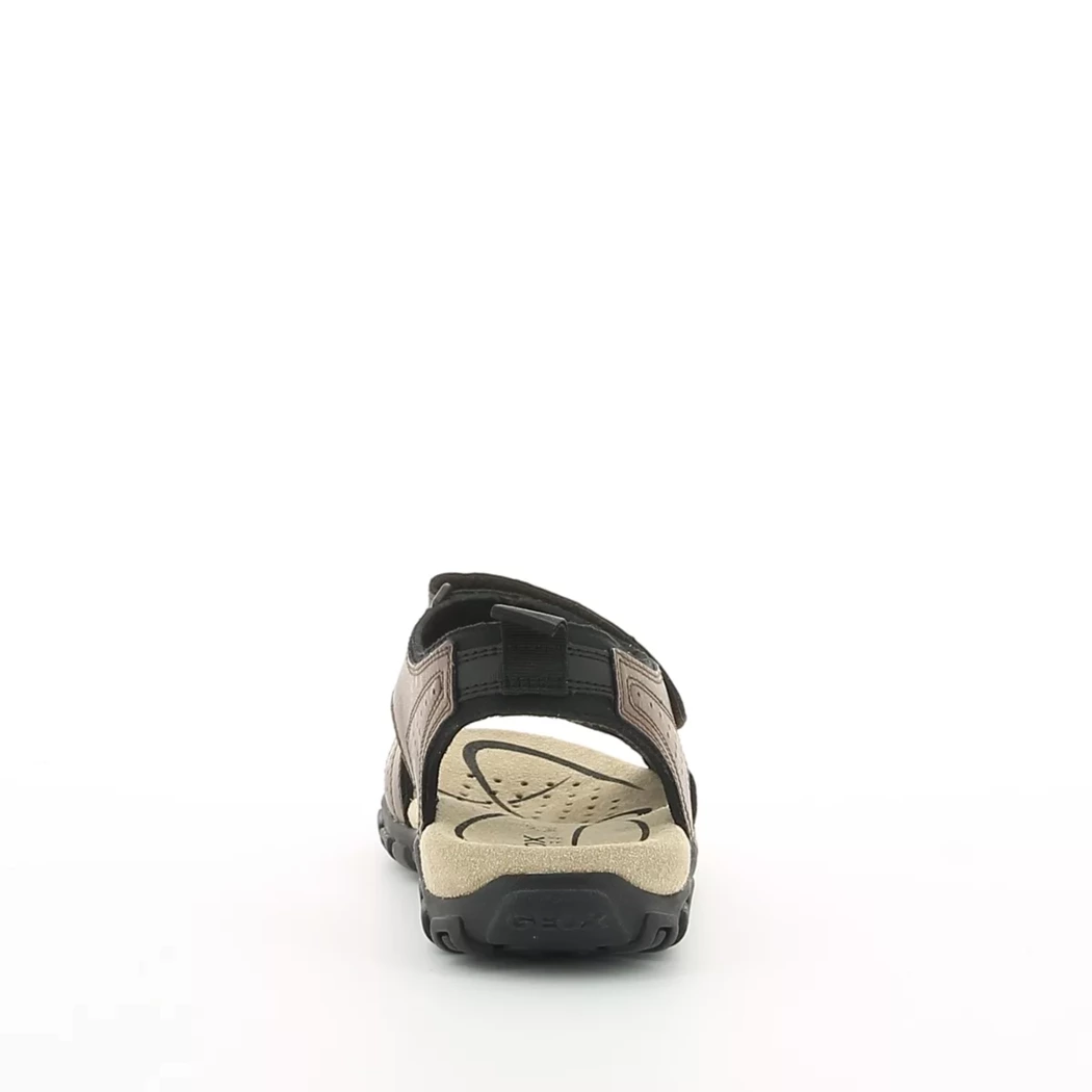 Image (3) de la chaussures Geox - Sandales et Nu-Pieds Marron en Cuir synthétique