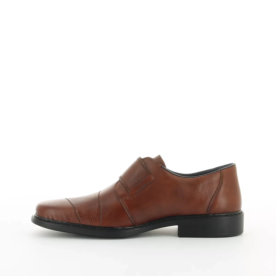 Image (4) de la chaussures Rieker - Chaussures à velcro Cuir naturel / Cognac en Cuir