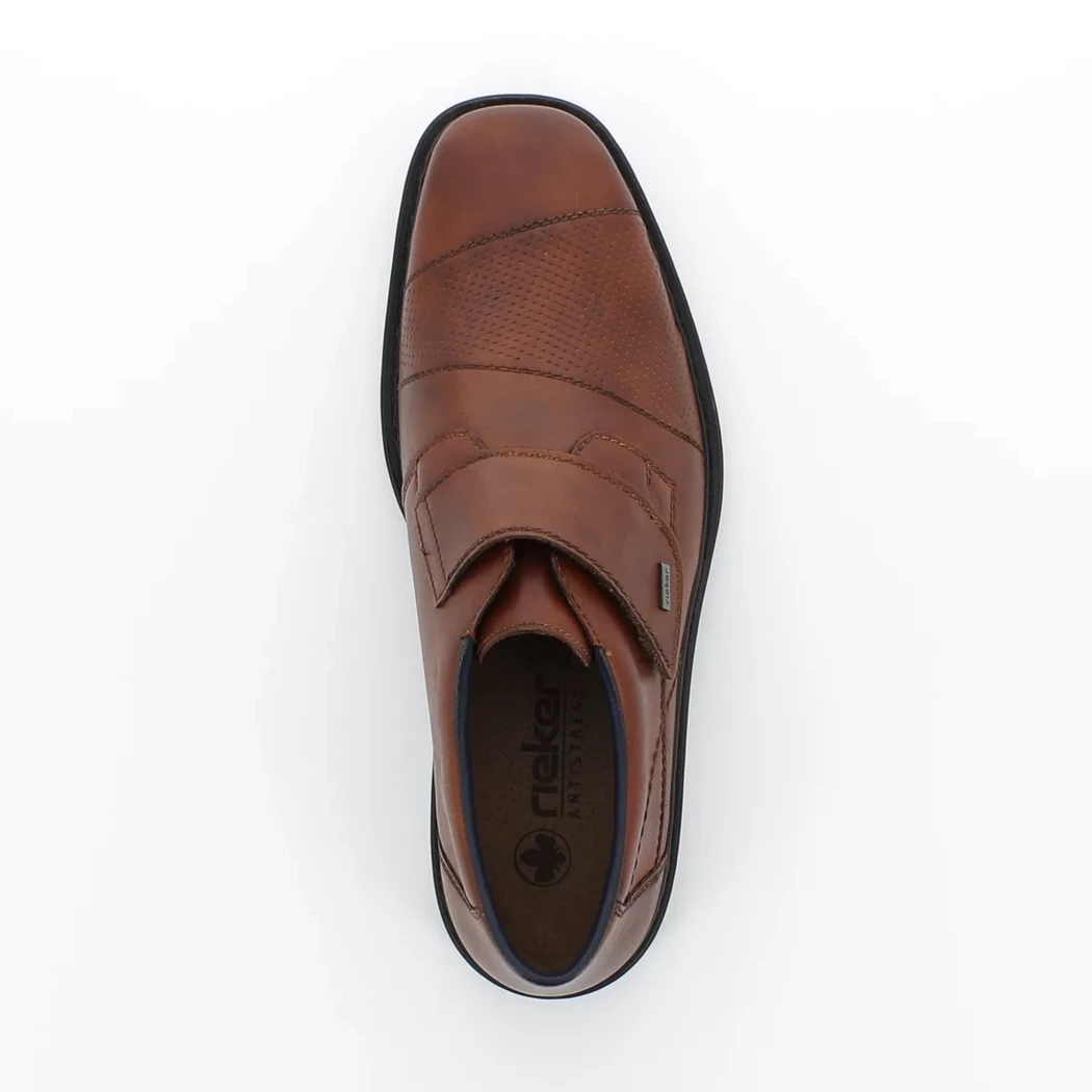 Image (6) de la chaussures Rieker - Chaussures à velcro Cuir naturel / Cognac en Cuir