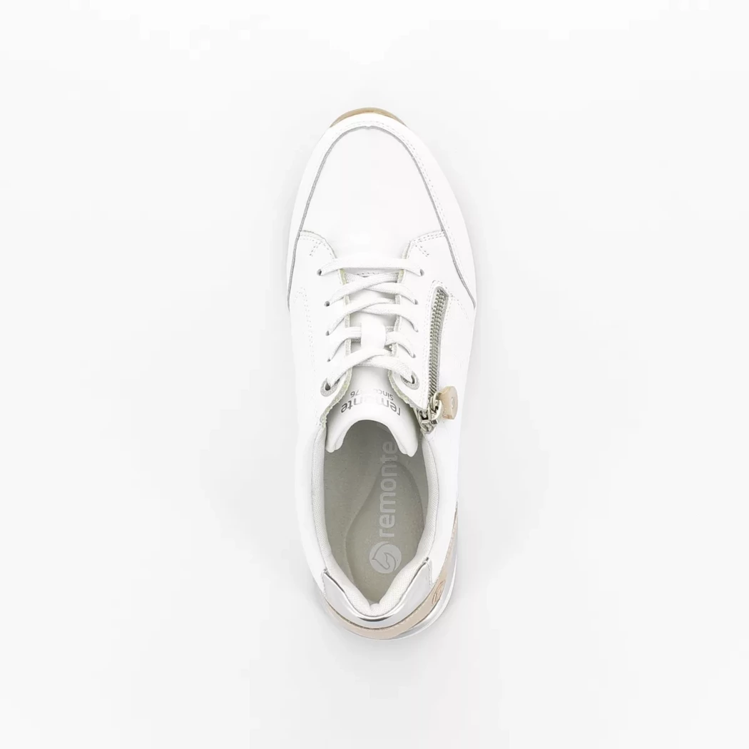 Image (6) de la chaussures Remonte - Baskets Blanc en Multi-Matières