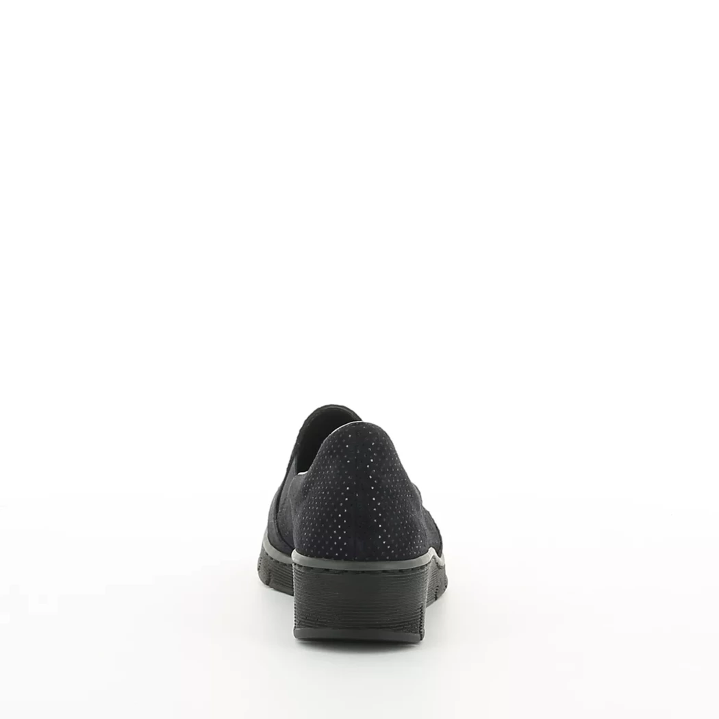 Image (3) de la chaussures Rieker - Mocassins Bleu en Cuir nubuck