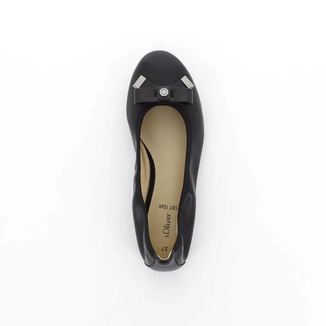Image (6) de la chaussures S.Oliver - Ballerines Noir en Cuir synthétique