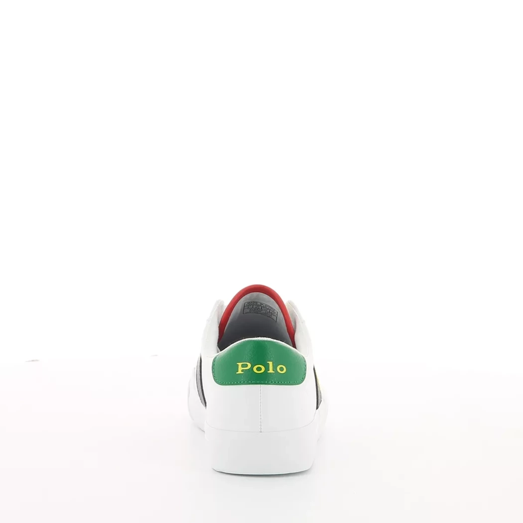 Image (3) de la chaussures Ralph Lauren - Baskets Blanc en Cuir synthétique