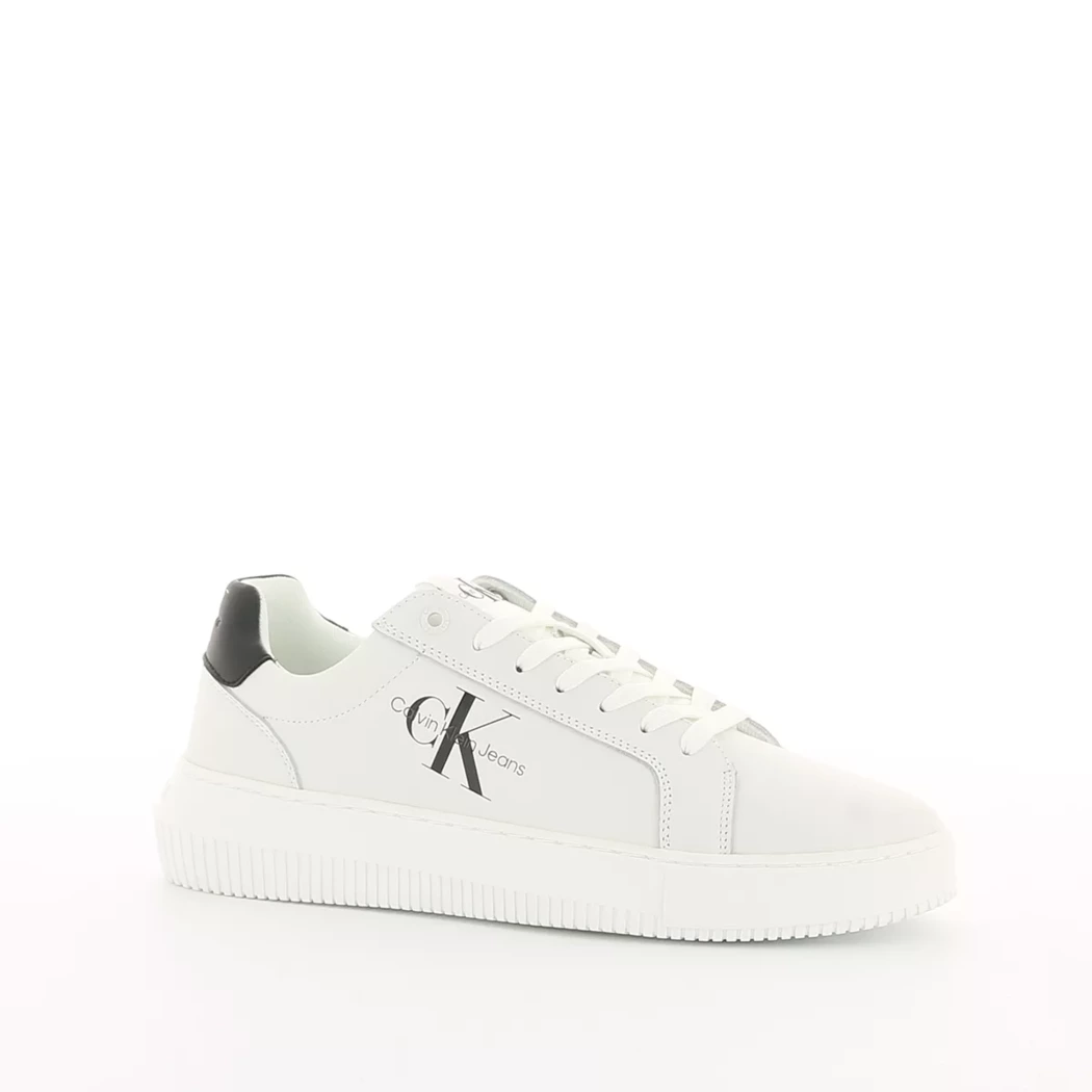 Image (1) de la chaussures Calvin Klein - Baskets Blanc en Cuir