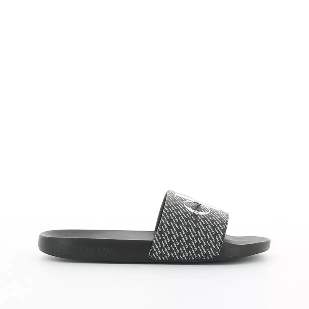 Image (2) de la chaussures Calvin Klein - Tongs et Plage Noir en Cuir synthétique