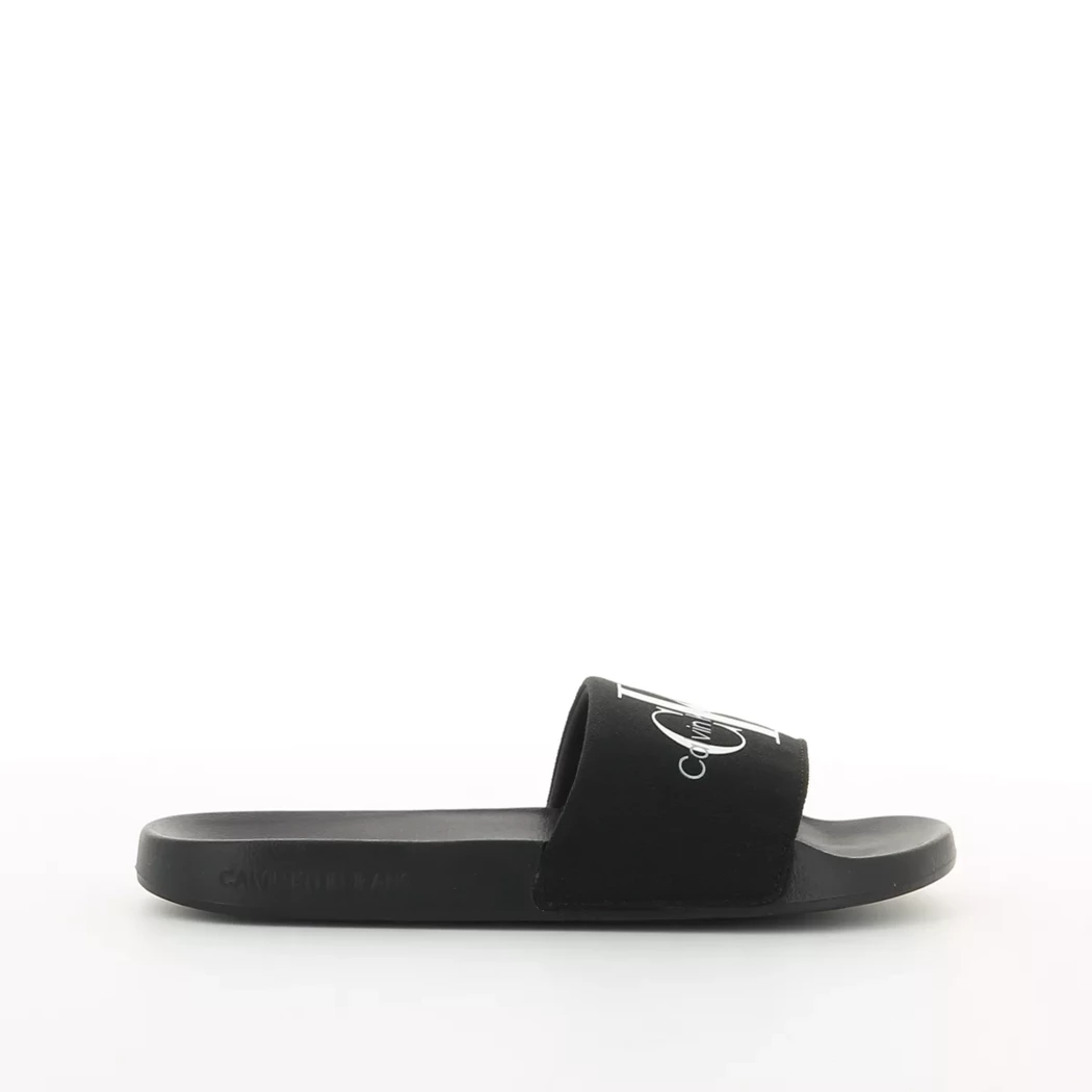 Image (2) de la chaussures Calvin Klein - Tongs et Plage Noir en Textile