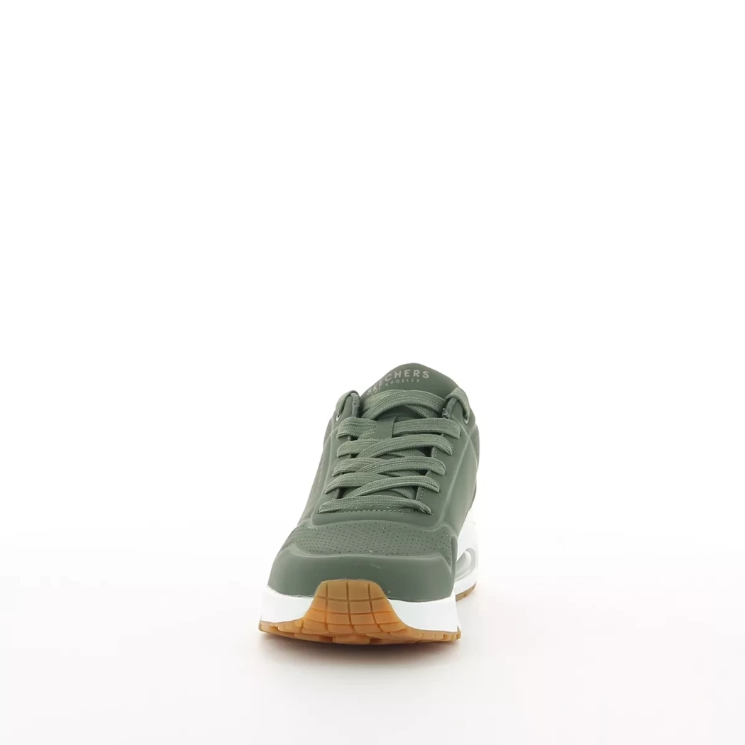 Image (5) de la chaussures Skechers - Baskets Vert en Cuir synthétique