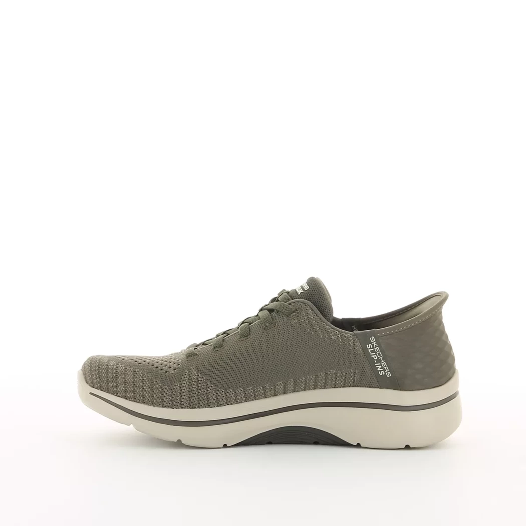 Image (4) de la chaussures Skechers - Baskets Taupe en Textile