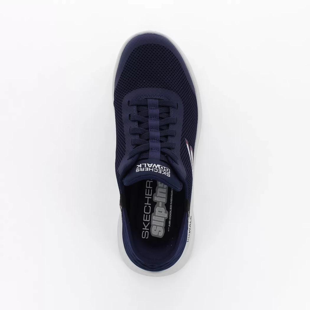 Image (6) de la chaussures Skechers - Baskets Bleu en Textile