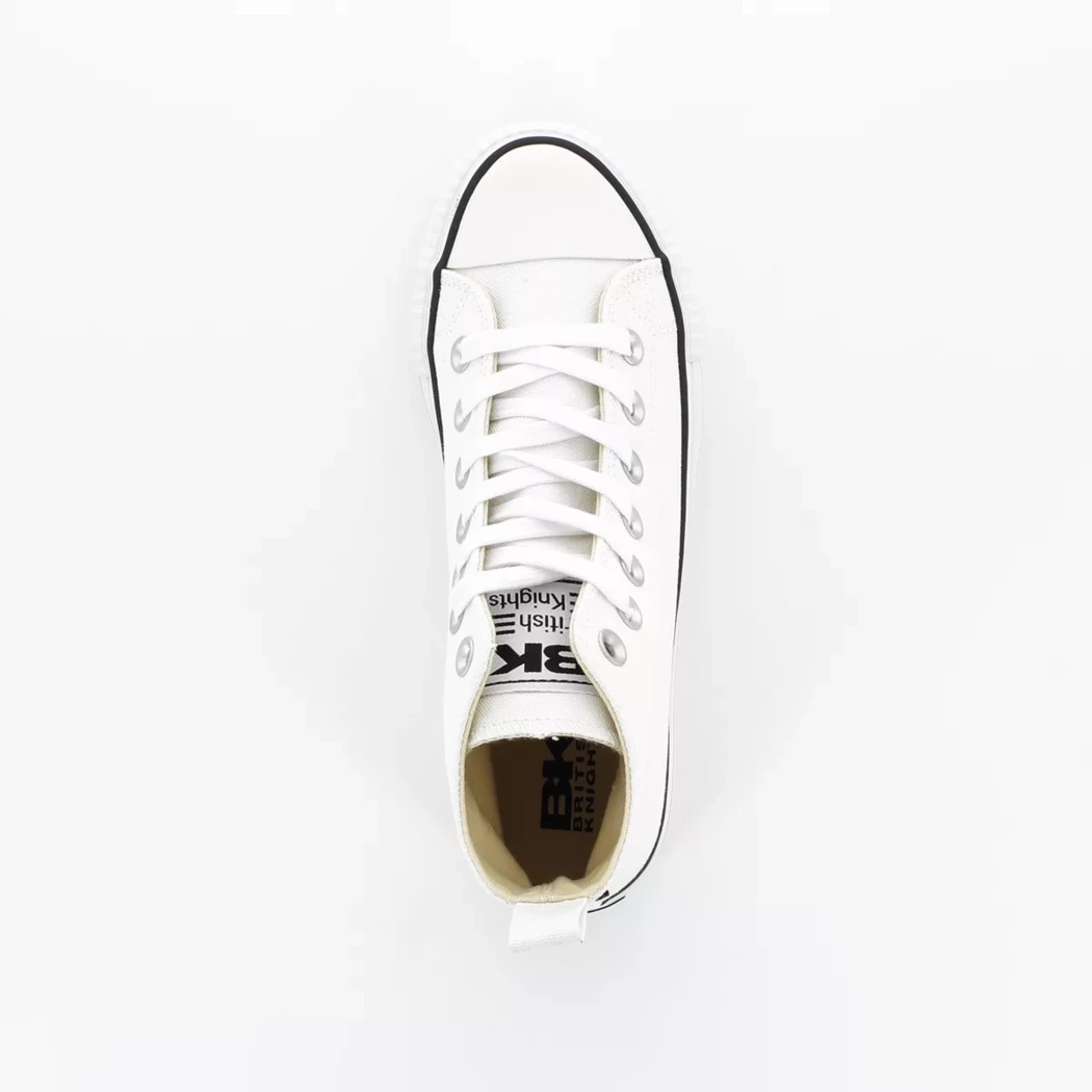 Image (6) de la chaussures British Knights - Baskets Blanc en Textile